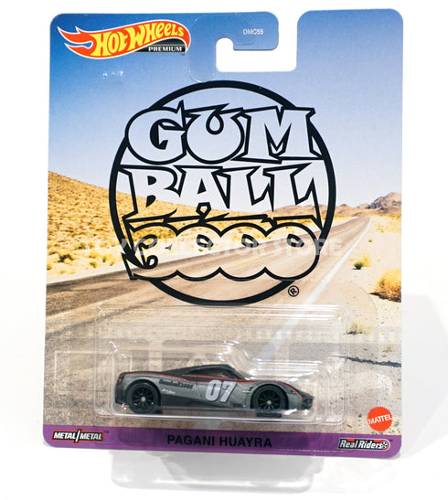 Hot Wheels Pagani Huayra Gum Ball 3000 Diecast Car Silver Pagani